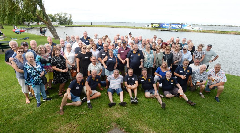 A group of retired UFU members and partners on a social outing.